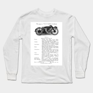 Sunbeam motorbike catalogue 1927 Long Sleeve T-Shirt